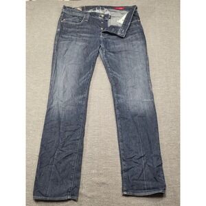 Rock & Republic Neiman Marcus Exclusive‎ Dark Wash Straight Leg Jeans Mens 35x31
